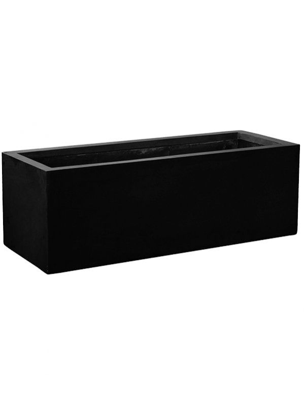 Кашпо Fiberstone Jort black M