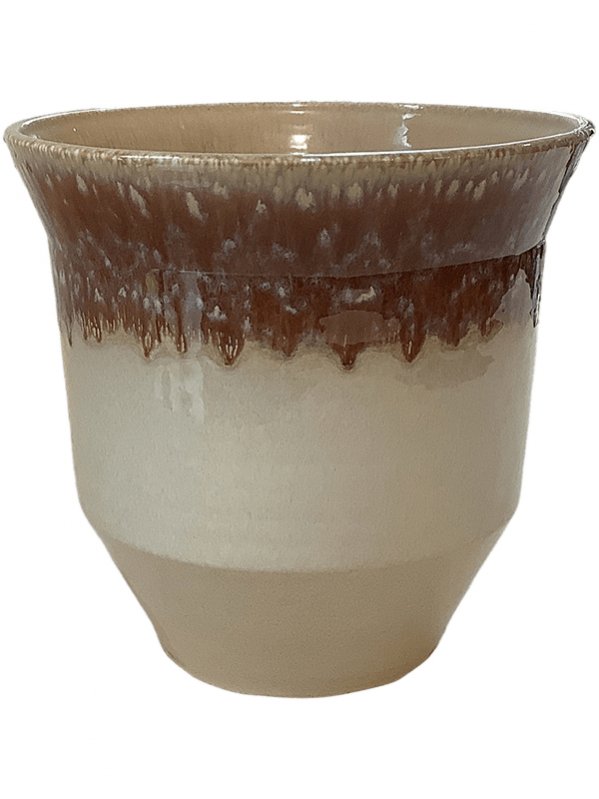 Кашпо So What Pot Reactive Natural Brown