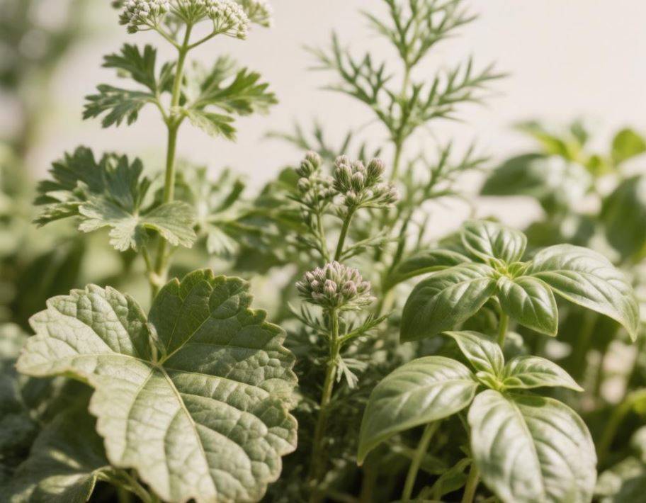 Ароматические травы (Anthriscis, Artemisia, Ocimum, Origanum, Rosmarinus, Ruta, Salvia, Satureia, Thymus) Фото