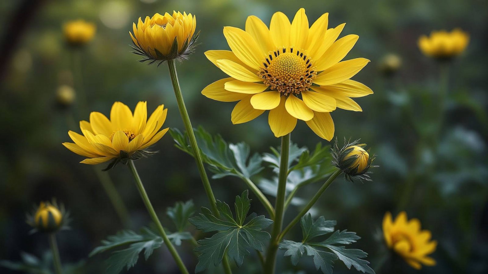 Адонис, Горицвет весенний (Adonis, Ranunculaccae) Фото