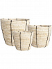 Кашпо Maple Basket Black (set van 3) в интернет-магазине Greentrend.ru