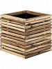 Кашпо Marrone Orizzontale Cube Naturel в интернет-магазине Greentrend.ru