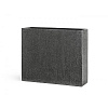 Кашпо TREEZ Effectory Stone Высокий Дивайдер Тёмно-серый камень в интернет-магазине Greentrend.ru