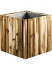 Кашпо Marrone Verticale Cube Naturel в интернет-магазине Greentrend.ru