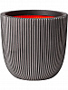 Кашпо Capi Nature Groove NL Planter Ball Anthracite в интернет-магазине Greentrend.ru