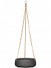 Кашпо подвесное Rough Eileen (hanging) S Black Washed в интернет-магазине Greentrend.ru