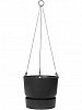 Кашпо подвесное Greenville Living black hanging basket в интернет-магазине Greentrend.ru