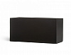 Кашпо TREEZ Effectory Black Stone Низкий узкий прямоугольник Антрацит в интернет-магазине Greentrend.ru