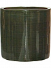 Кашпо Plain Striped Cylinder Olive в интернет-магазине Greentrend.ru