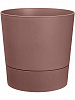 Кашпо Greensense Aqua Care Square Clay Brown в интернет-магазине Greentrend.ru