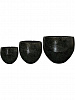 Кашпо Pot Black (set of 3) в интернет-магазине Greentrend.ru
