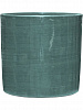 Кашпо Plain Striped Cylinder Aqua в интернет-магазине Greentrend.ru