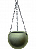 Кашпо подвесное Baq Gradient Hanging Globe Matt Forest Green в интернет-магазине Greentrend.ru