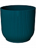 Кашпо Vibes Fold Round Deep Blue в интернет-магазине Greentrend.ru