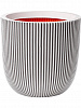 Кашпо Capi Nature Groove NL Planter Ball Ivory в интернет-магазине Greentrend.ru